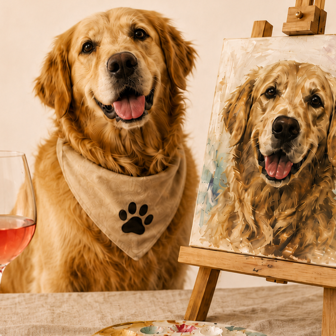 Sip & Paint radionica sa psima